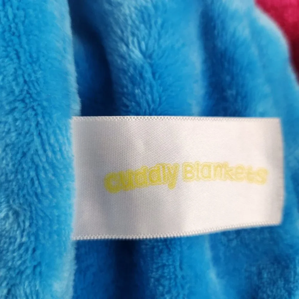 Cuddly Blankets Pink & Blue Mermaid Tail Fin Soft Fleece Kids Size Girls 55